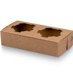 Flat Packed Carry Tray | 2 Cup | Kraft Paper | 100's - CCP