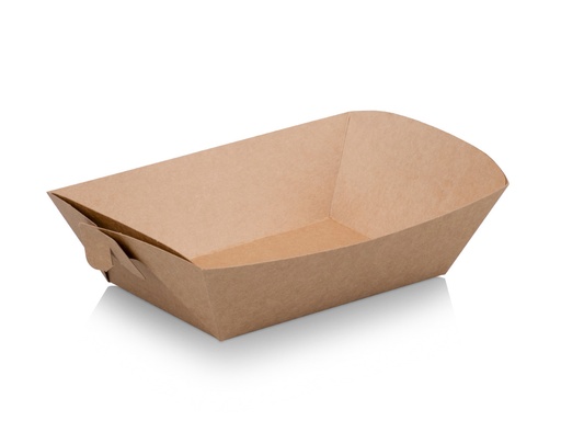 image_512 Flat Packed Bio Tray #5 | Kraft Paper | 100's - CCP - Image 1