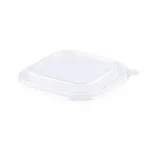 Square PET Lid – fits Paper Salad Bowl | 500ml (130mm) | 50’s – XJ