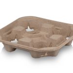 Carry Tray - Paper Pulp | 4 Cup | 180's