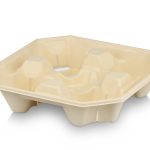 Carry Tray - Bamboo Pulp | 4 Cup | 180's