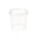 125ml Tamperproof Combo - Tub & Lid | Plastic | 500's