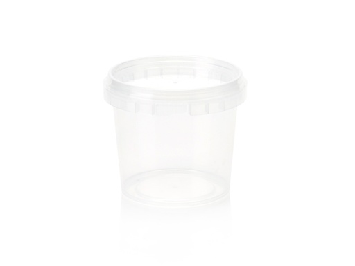 image_512 125ml Tamperproof Combo - Tub & Lid | Plastic | 500's - Image 1