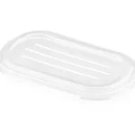 Multi-Fit PET Lid for Sugarcane Oval Meal Container - 850ml & 1L (50's)