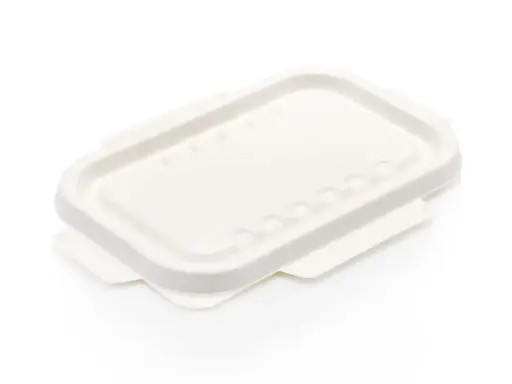 image_512 Deli Take Away Multi-Fit Sugarcane Lid - fits Deli Take Away Sugarcane Containers | 500ml - 750ml | 50's - Image 1