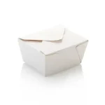 Paper Lunch Box - #1 | White | 50's - CCP