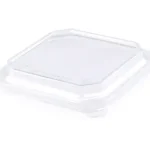 Square PET Lid – fits Paper Punch Bowl | 1000ml (178mm) | 50’s