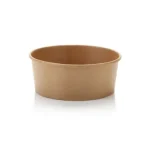 Round Paper Salad Bowl - 26oz (750ml) | Kraft | Single Lining | FSC | 60’s - XJ