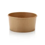 Round Paper Salad Bowl - 32oz (1000ml) | Single Lining | Kraft | FSC | 60’s - XJ
