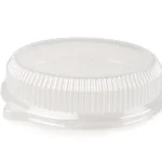 Round Ripple Lid - for Sugarcane Plate (23cm) (9') |PET |  50's - E
