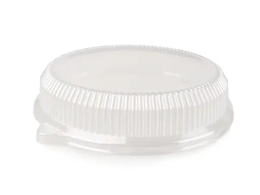 image_512 Round Ripple Lid - for Sugarcane Plate (23cm) (9') |PET | 50's - E - Image 1