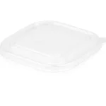 Square PET Lid – fits Paper Salad Bowl | 750ml-1400ml | 50’s – XJ