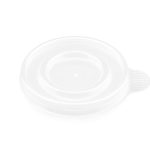 Plastic Flat Lid - fits 4oz (120ml) Vintage Ice Cream Tubs | 75mm | 50's