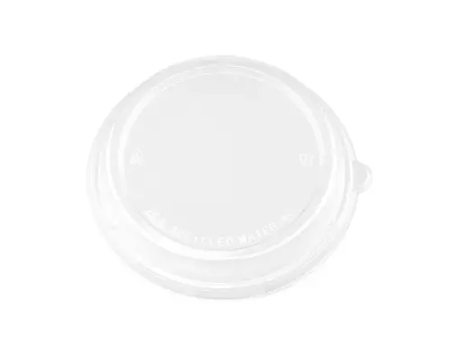 image_512 PET Lid for 900ml BioBowl - Sugarcane | Round | 125s - Image 1