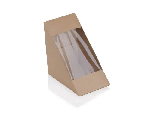 image_512 Paper Sandwich Box - with PLA Window | 100's - Image 1