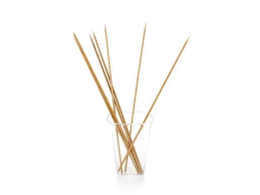 image_512 25cm Bamboo Skewer | Straight | 100's - Image 1