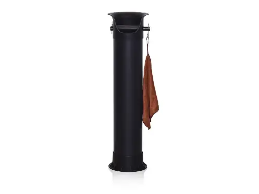 image_512 Barista: Coffee Knock Box - Stand (with Cloth) - Image 1