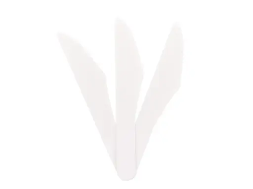image_512 15,8cm Paper Cutlery | White | 50's - Image 1