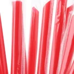 12mm Smoothie Straws - Wrapped  | Plastic | 100's