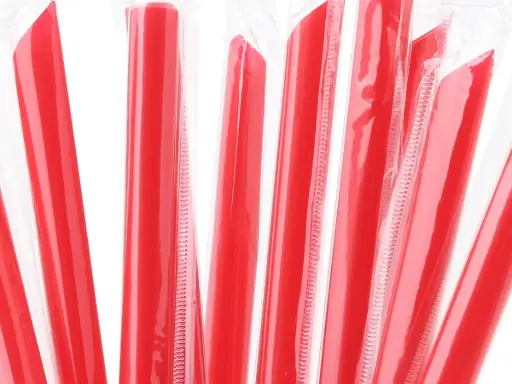 image_512 12mm Smoothie Straws - Wrapped | Plastic | 100's - Image 1