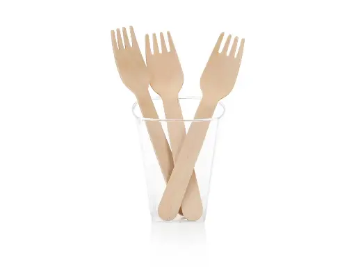image_512 16cm Birchwood Cutlery | 100's - Image 1