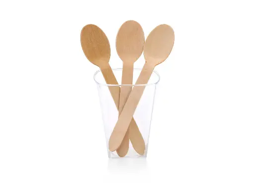image_512 16cm Birchwood Cutlery | 100's - Image 1