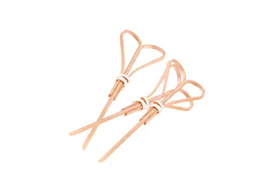 image_512 12cm Bamboo Skewer | Heart Knotted | 100's - Image 1