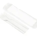 Picnic Set - 16cm CPLA Cutlery | Knife, Fork & Napkin in BioBag | 50's - AJ
