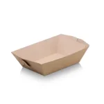 Flat Packed Bio Tray #4 | Kraft Paper | 100’s - CCP