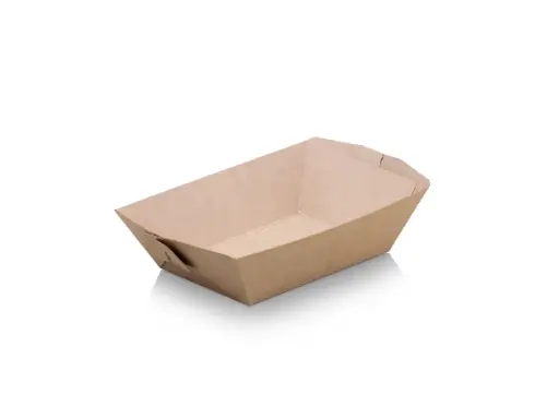 image_512 Flat Packed Bio Tray #4 | Kraft Paper | 100’s - CCP - Image 1
