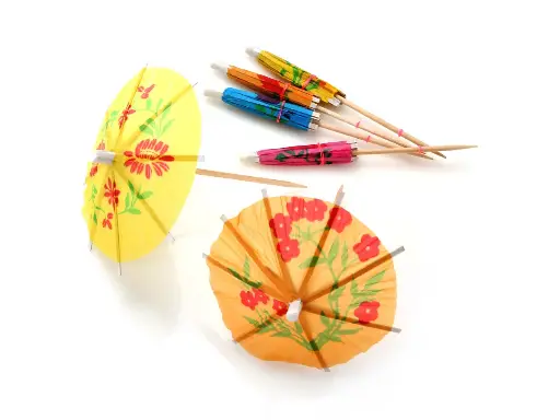 image_512 Bamboo Pick - Umbrella | 10cm | 144's - Image 1