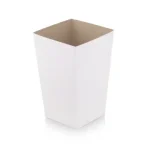 Flat Packed Popcorn Box | White Paper | Medium | 100's - CCP