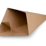 Paper Fries Cone - Kraft | 33cm (20oz) | Extra Large | 100's