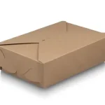 Flat Packed Bio Lunch Box #3 | Kraft Paper | 100’s - CCP