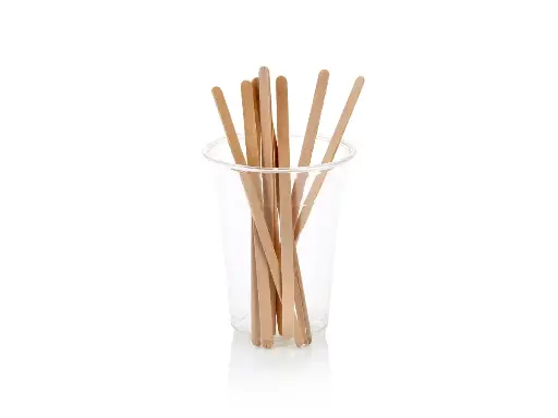 image_512 14cm Birchwood Stirrer | Unwrapped | 1000's - Image 1