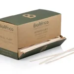 19cm Birchwood Stirrer | Unwrapped | KRAFT Dispenser Box | 1000's