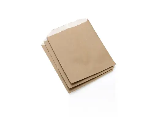 image_512 Greaseproof - Duplex Kraft Bag | Lined | 14cm x 17cm | DUP1 | 500's - Image 1