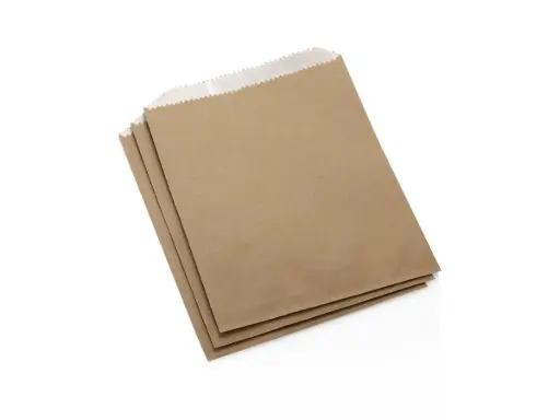 image_512 Greaseproof - Duplex Kraft Bag | Lined | 17cm x 21cm | DUP2 | 500's - Image 1