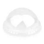 Dome Multifit Lid - fits PET Bubble Tea Cups | SMOC | X-Hole | 90mm | 100's