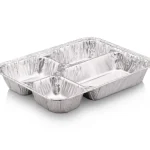 Foil Container - 850ml (4 Compartments) | 250's - CH (2318)