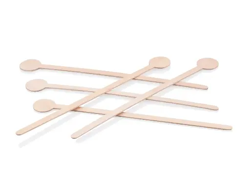 image_512 18cm Birchwood Cocktail Stirrer | Unwrapped | 1000's - Image 1