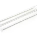 8mm Milkshake Straws -  Wrapped | Clear | Plastic | 1500's - CA
