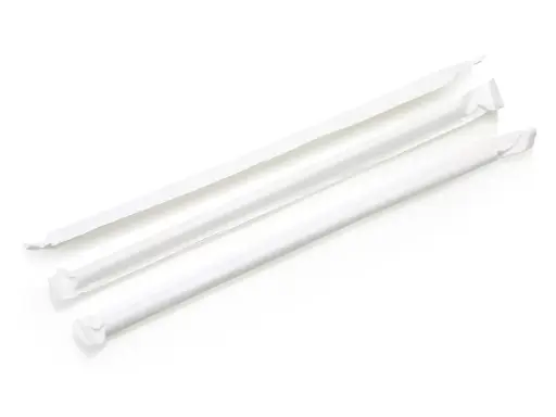 image_512 6mm Milkshake Straws - Wrapped | Clear | Plastic | 2000's - CA - Image 1