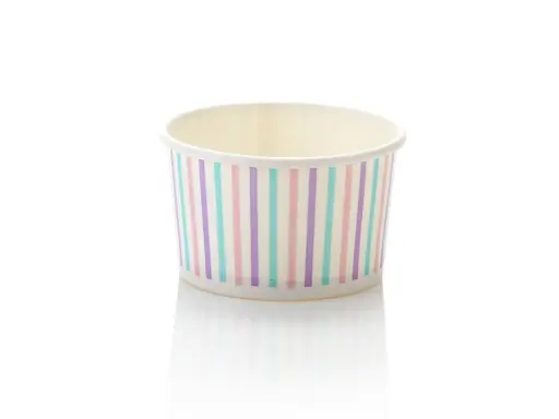 image_512 3oz (90ml) Vintage Ice Cream Tub | Paper | 50's - Image 1
