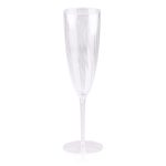 Champagne Glass Flute 180ml (One Piece) (8's) - Crystal
