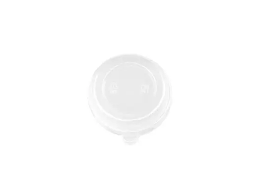 image_512 Top Hat Round PET Lid - fits Round Top Hat Bowl | 250ml | Clear | 50's - Image 1