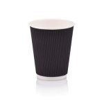 350ml Vertical Ripple Paper Cup | LDPE | FSC | 25's