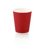 350ml Horizontal Ripple Paper Cup | LDPE | FSC | 25's