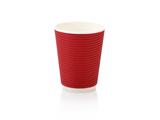 image_512 350ml Horizontal Ripple Paper Cup | LDPE | FSC | 25's - Image 1