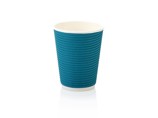 image_512 350ml Horizontal Ripple Paper Cup | LDPE | FSC | 25's - Image 1